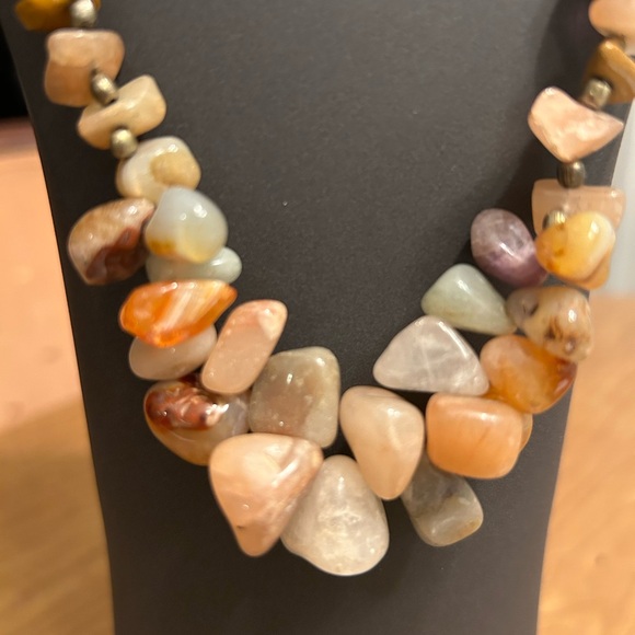 Semi Precious Stone Necklace - Picture 2 of 3